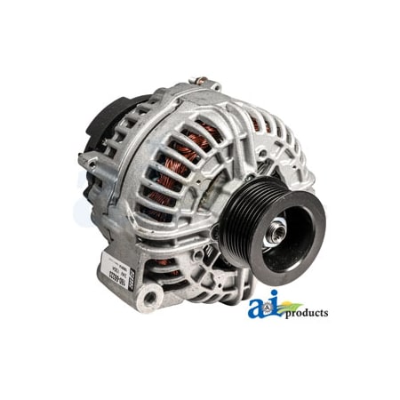 A & I Products Alternator; 24V, 130 AMP, IR/IF, Bosch Type, NEW 8" x6" x6" A-RE558679